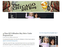 Tablet Screenshot of chicagoduilawyersblog.com